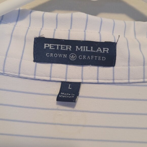 Peter Millar Crown Crafted Performance Polo Shirt - Large - Picture 2 of 5